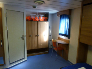 Interior de uma cabine