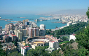 Vista panorâmica de Málaga